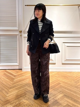 「Kassiopea（カシオペア）のアイテム」を使った、cocoさん（レディース・151cm）の冬コーディネート