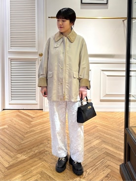 「AULENTTI（オウレンティ）のアイテム」を使った、cocoさん（レディース・151cm）の春コーディネート