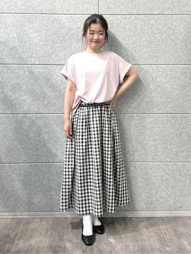 Harunaさん(レディース・160cm)の夏コーディネート