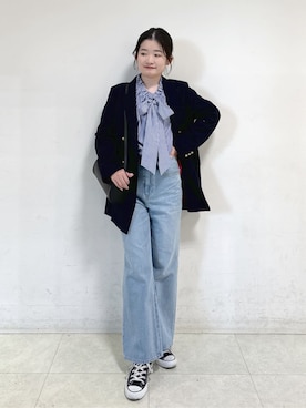 Harunaさん(レディース・160cm)の冬コーディネート