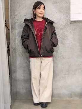 E.Yさん(レディース・153cm)の冬コーディネート