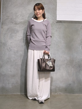 E.Yさん（レディース・153cm）の夏コーディネート
