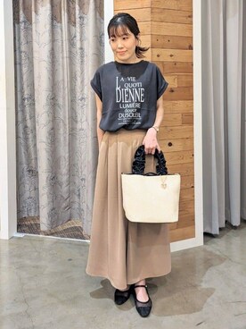 「THE SHOP TK （ザ ショップ ティーケー ）のアイテム（パンプス）」を使った、E.Yさん（レディース・153cm）の夏コーディネート