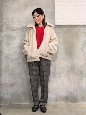 E.Yさん(レディース・153cm)の冬コーディネート