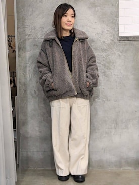 E.Yさん(レディース・153cm)の冬コーディネート