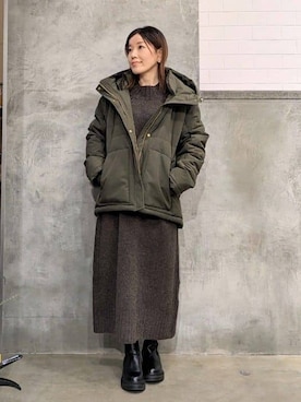 E.Yさん(レディース・153cm)の冬コーディネート