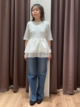 「grove（グローブ）のアイテム」を使った、みちゃさん（レディース・150cm）の夏コーディネート