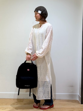 「DANTON（ダントン）のアイテム」を使った、あすさん（レディース・161cm）の春コーディネート