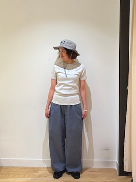 「FORK&SPOON（フォークアンドスプーン）のアイテム」を使った、あすさん（レディース・161cm）の夏コーディネート
