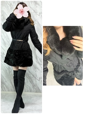 「CECIL McBEE（セシルマクビー）のアイテム」を使った、miさん（レディース・154cm）の冬コーディネート