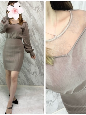 「LIPSERVICE（リップサービス）のアイテム」を使った、miさん（レディース・154cm）の冬コーディネート