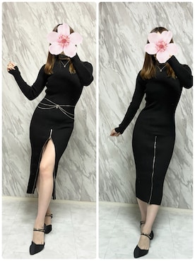 「ANAP（アナップ）のアイテム」を使った、miさん（レディース・154cm）の冬コーディネート