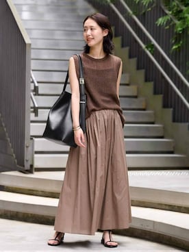 Kamiyaさん（レディース・164cm）の夏コーディネート