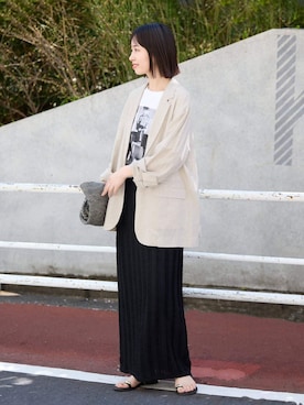 「GOOD ROCK SPEED（グッドロックスピード）のアイテム」を使った、Kamiyaさん（レディース・164cm）の春コーディネート