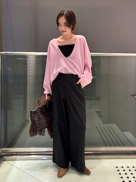 「アイテム（その他アンダーウェア/インナー）」を使った、Kamiyaさん（レディース・164cm）の秋コーディネート