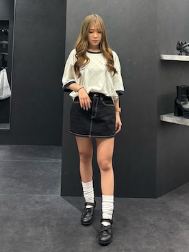 弓削りこさん(レディース・152cm)の春コーディネート