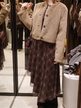 「アイテム（ワンピース/ドレス）」を使った、Riaさん（レディース・160cm）の秋コーディネート