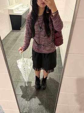 「AZUL（アズール）のアイテム」を使った、kanyonsanさん（レディース・162cm）の冬コーディネート