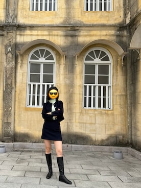 「アイテム（ブルゾン）」を使った、mirizさん（レディース・172cm・30代）の冬コーディネート