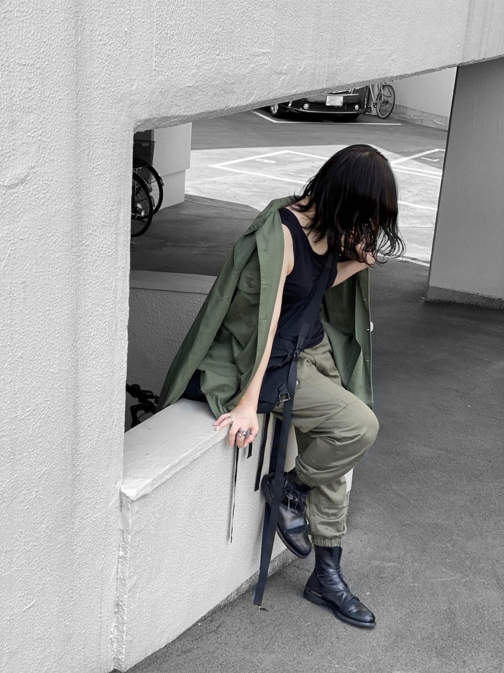 YOHJI YAMAMOTO ヨウジヤマモト タンクトップ モード系 YOHJI YAMAMOTO ヨウジヤマモト タンクトップ モード系