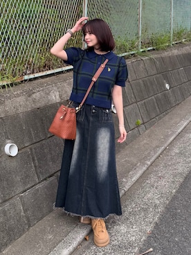 「スニーカー女子」｜ShioRiさん（レディース・155cm）の春コーディネート