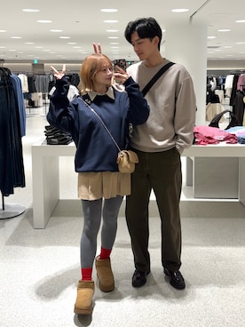 「REGAL（リーガル）のアイテム」を使った、ShioRiさん（レディース・155cm）の冬コーディネート