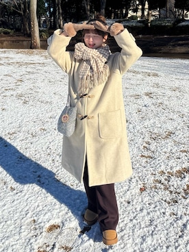 「DHOLIC（ディーホリック）のアイテム」を使った、ShioRiさん（レディース・155cm）の冬コーディネート