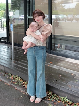 「H&M（エイチ・アンド・エム）のアイテム」を使った、ShioRiさん（レディース・155cm）の秋コーディネート