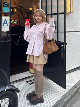 「LIAN（リアン）のアイテム」を使った、ShioRiさん（レディース・155cm）の冬コーディネート