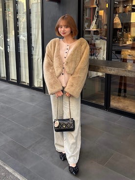 ShioRiさん（レディース・155cm）の冬コーディネート