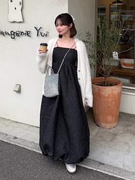 「ANTEPRIMA（アンテプリマ）のアイテム（ショルダーバッグ）」を使った、ShioRiさん（レディース・155cm）の春コーディネート
