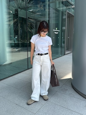 「IACUCCI（イアクッチ）のアイテム」を使った、Ricoさん（レディース・153cm）の夏コーディネート