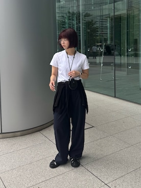 「IACUCCI（イアクッチ）のアイテム」を使った、Ricoさん（レディース・153cm）の夏コーディネート