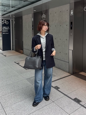 「IACUCCI（イアクッチ）のアイテム」を使った、Ricoさん（レディース・153cm）の秋コーディネート