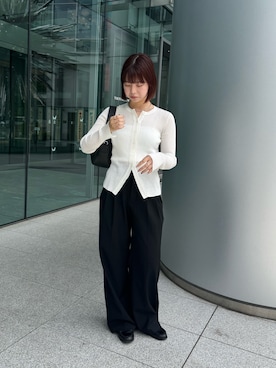 「IACUCCI（イアクッチ）のアイテム」を使った、Ricoさん（レディース・153cm）の春コーディネート