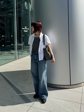 「IACUCCI（イアクッチ）のアイテム」を使った、Ricoさん（レディース・153cm）の夏コーディネート