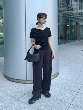 「IACUCCI（イアクッチ）のアイテム」を使った、Ricoさん（レディース・153cm）の夏コーディネート