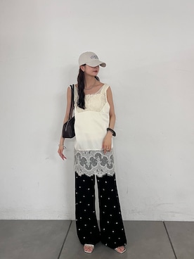 五島百花さん(レディース・162cm)の夏コーディネート