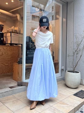 五島百花さん(レディース・162cm)の春コーディネート