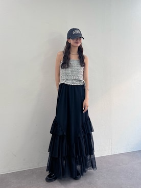 五島百花さん(レディース・162cm)の夏コーディネート