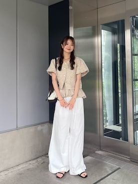 五島百花さん(レディース・162cm)の夏コーディネート