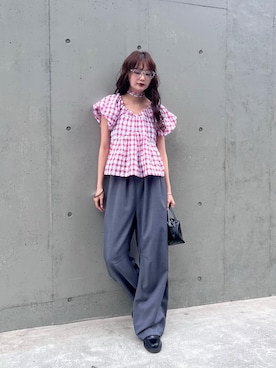 五島百花さん（レディース・162cm）の春コーディネート