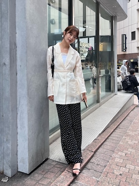 五島百花さん(レディース・162cm)の冬コーディネート