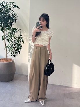 五島百花さん(レディース・162cm)の夏コーディネート