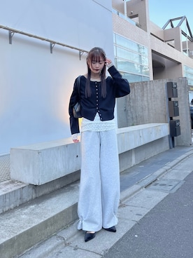 五島百花さん（レディース・162cm）の冬コーディネート