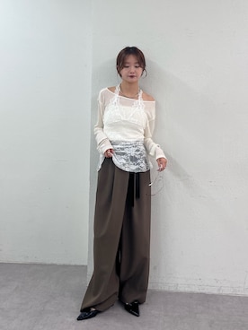 五島百花さん（レディース・162cm）の夏コーディネート