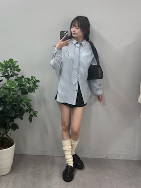 五島百花さん(レディース・162cm)の冬コーディネート