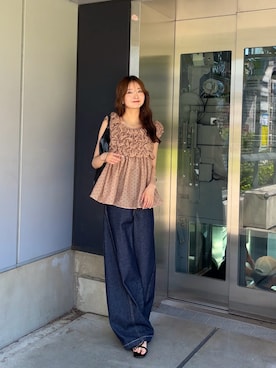 五島百花さん(レディース・162cm)の夏コーディネート