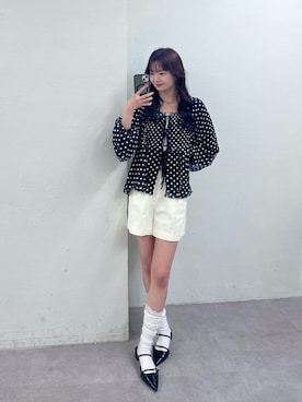 五島百花さん(レディース・162cm)の冬コーディネート