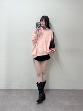 五島百花さん（レディース・162cm）の冬コーディネート